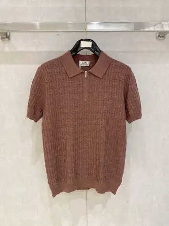 Old Money Style Knitted Short Sleeve