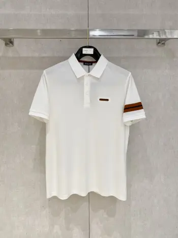 新款字母logo男士翻领Polo衫