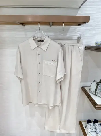 Spring Suit Men s Short Sleeve Set