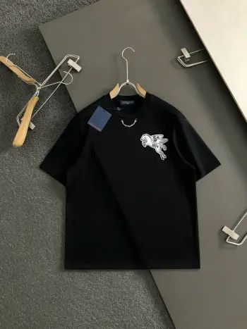 Metal chain collar short-sleeve for spring and summer