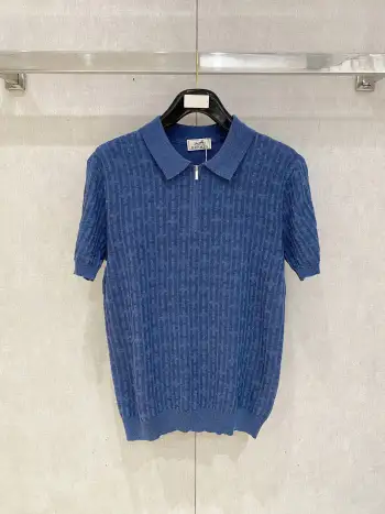 Old Money Style Knitted Short Sleeve