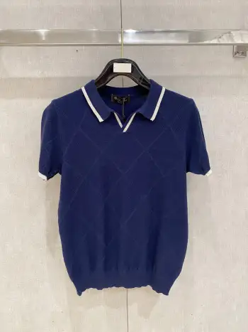 Old Money Style Knitted Short Sleeve
