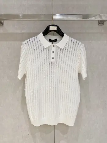 Old Money Style Knitted Short Sleeve