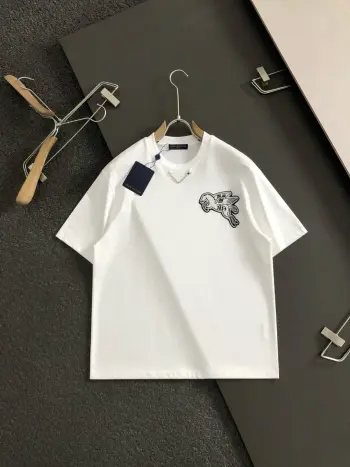 Metal chain collar short-sleeve for spring and summer