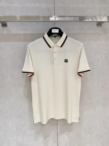 New Letter Logo Men s Polo Shirt with Collar