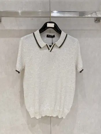 Old Money Style Knitted Short Sleeve