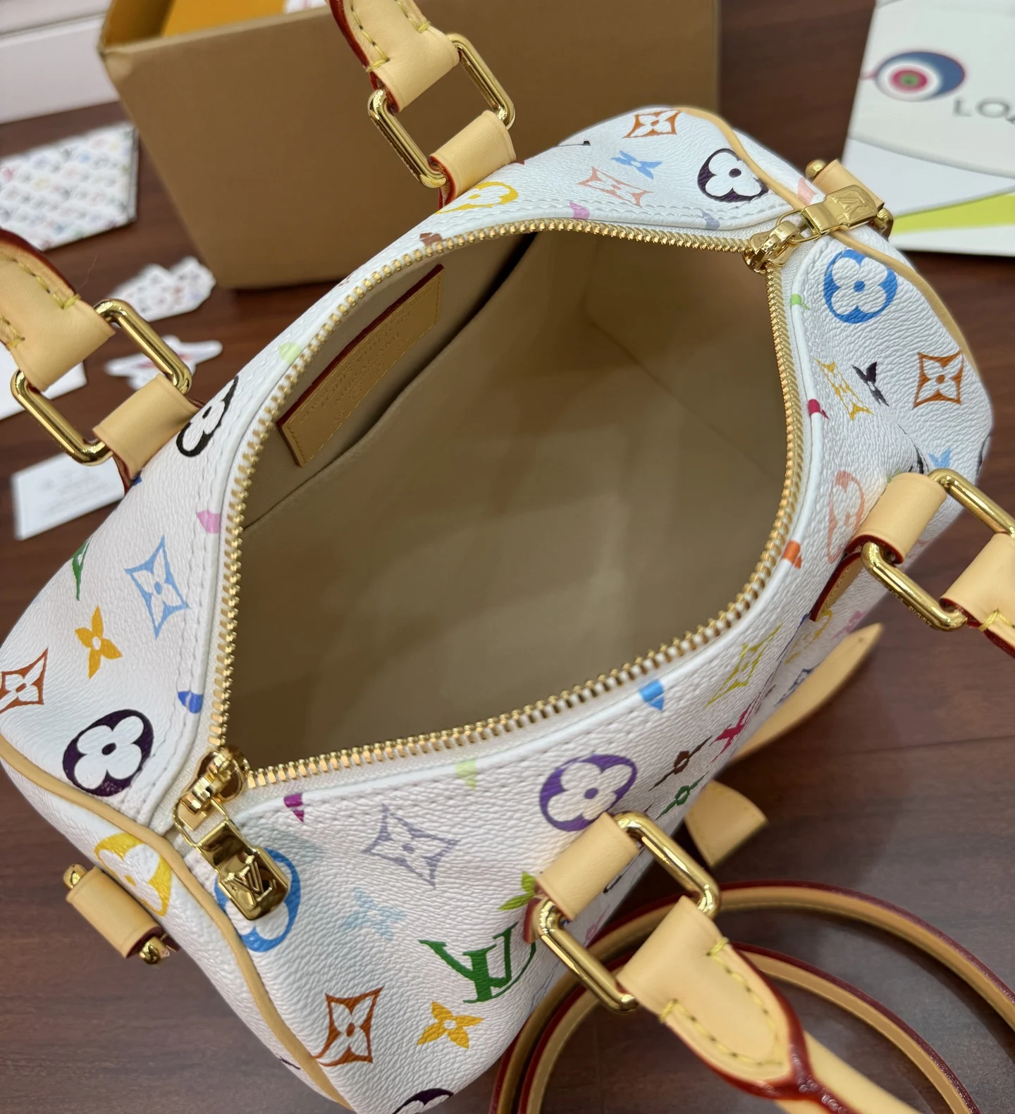 LVM13085 意大利A级树膏皮手袋 女士斜挎包 - 细节图 5