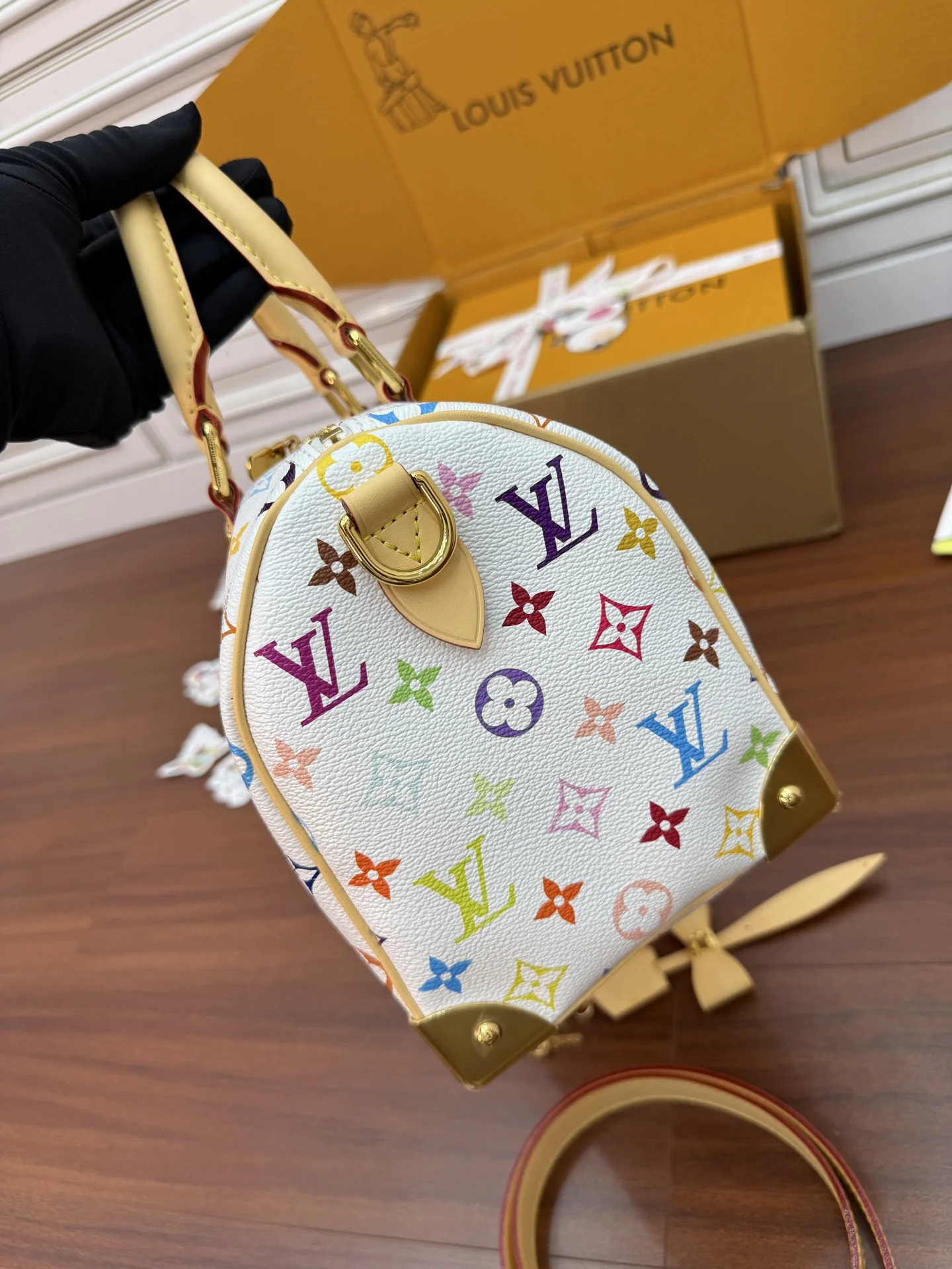 LVM13085 意大利A级树膏皮手袋 女士斜挎包 - 细节图 8