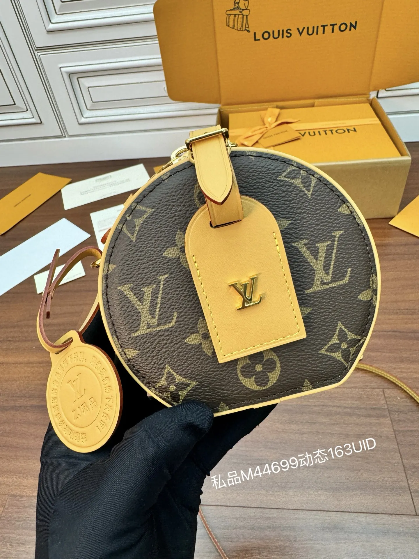 LVM44699 意大利A级树膏皮手袋 女士斜挎包 - 细节图 4
