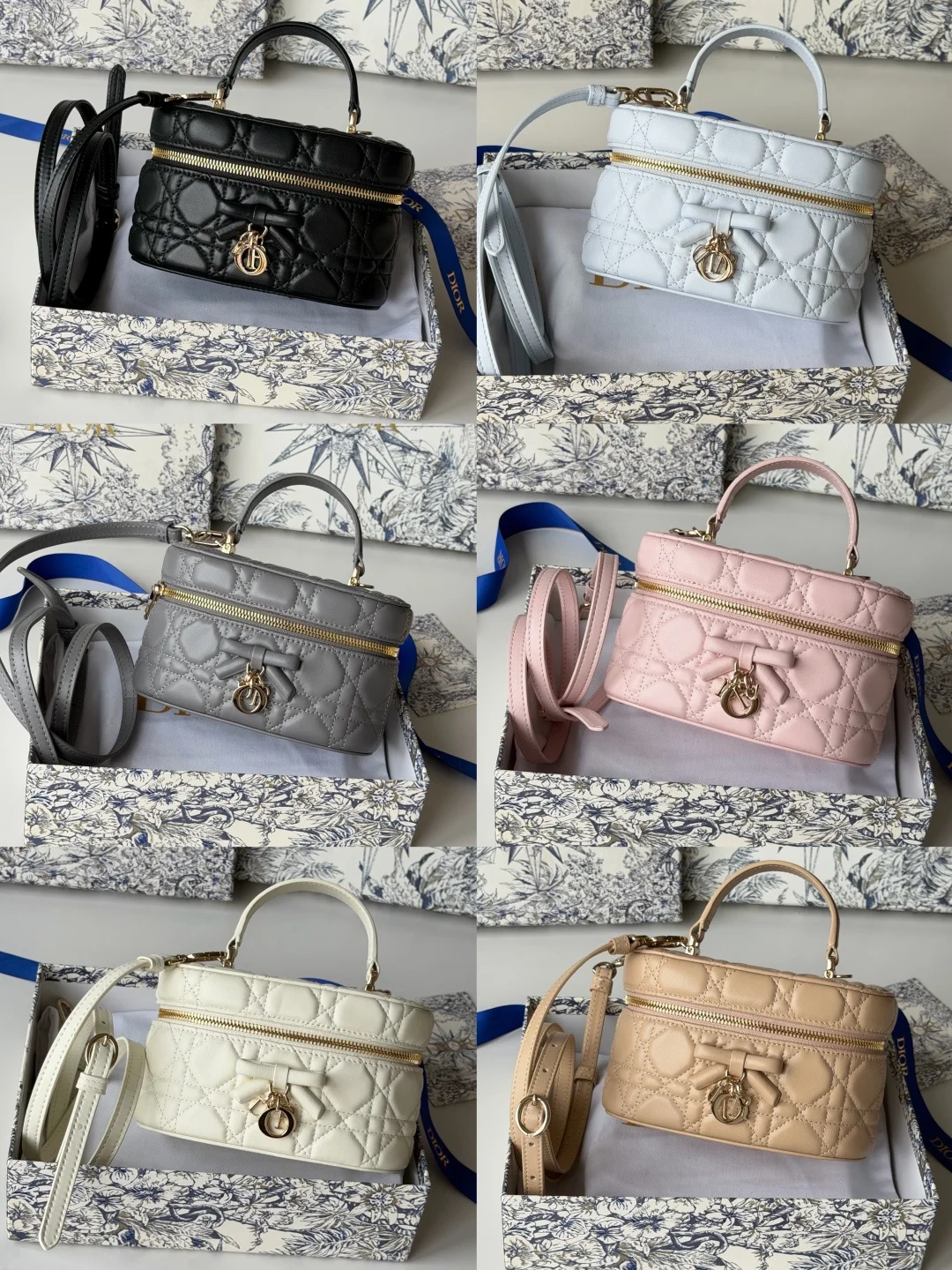 原单迪奥女包|高仿迪奥女包|精仿迪奥女包|一比一迪奥女包<p>S2603组合图 </p><p>Dior蝴蝶结化妆包 经典菱格+蝴蝶结金属吊饰 优雅精致感拉满柔软的小羊皮轻便耐用 日常通勤 出街都超适合 手提+斜挎两用 灵活百搭 内部空间能装化妆品等<p>2026春夏女包半定型皮包迷你</p>型号 S2603PUQA_M39Z</p><p>款式 迷你化妆包</p>
