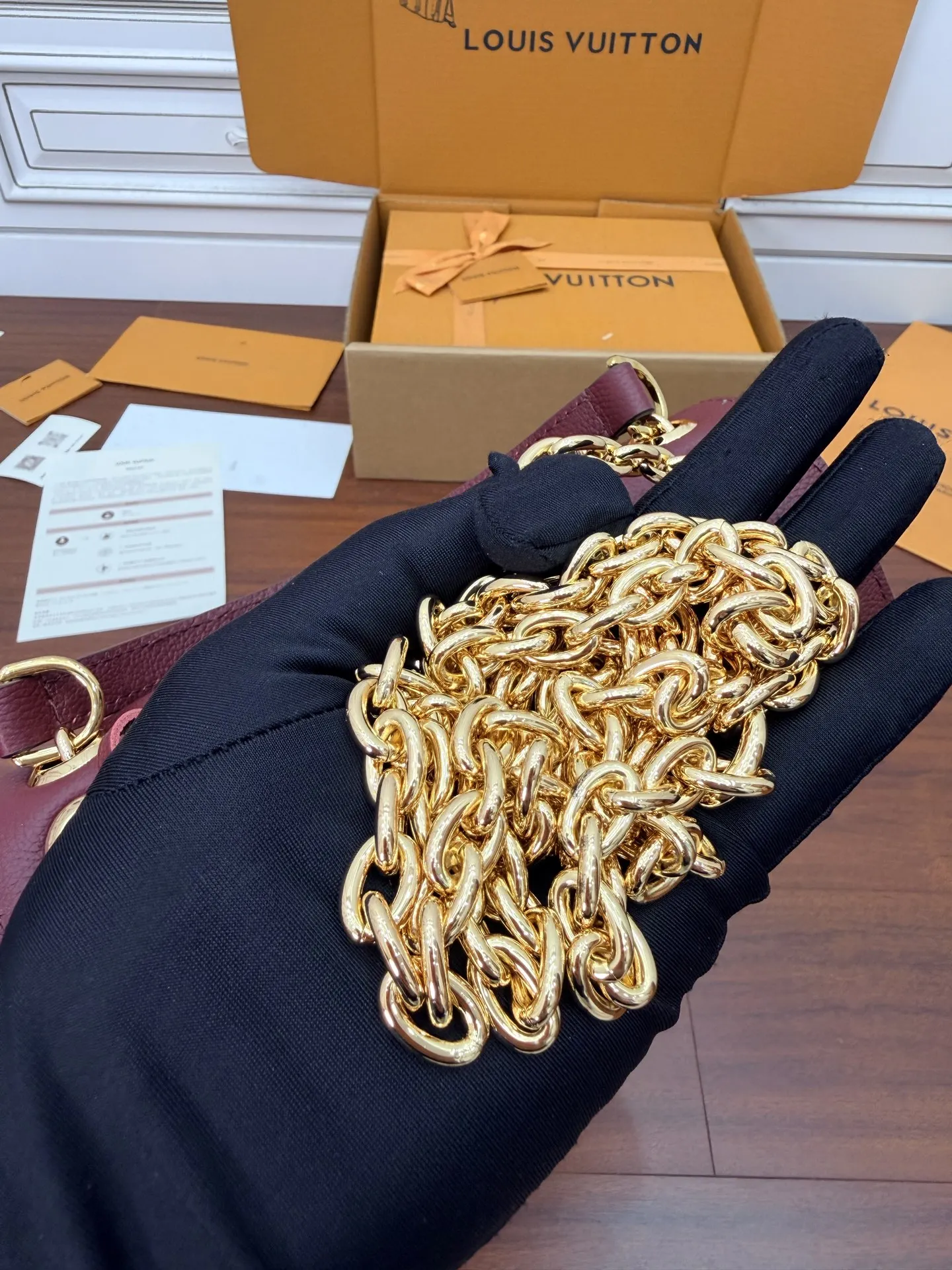 LVM27067 意大利A级树膏皮手袋 女士斜挎包 - 细节图 8