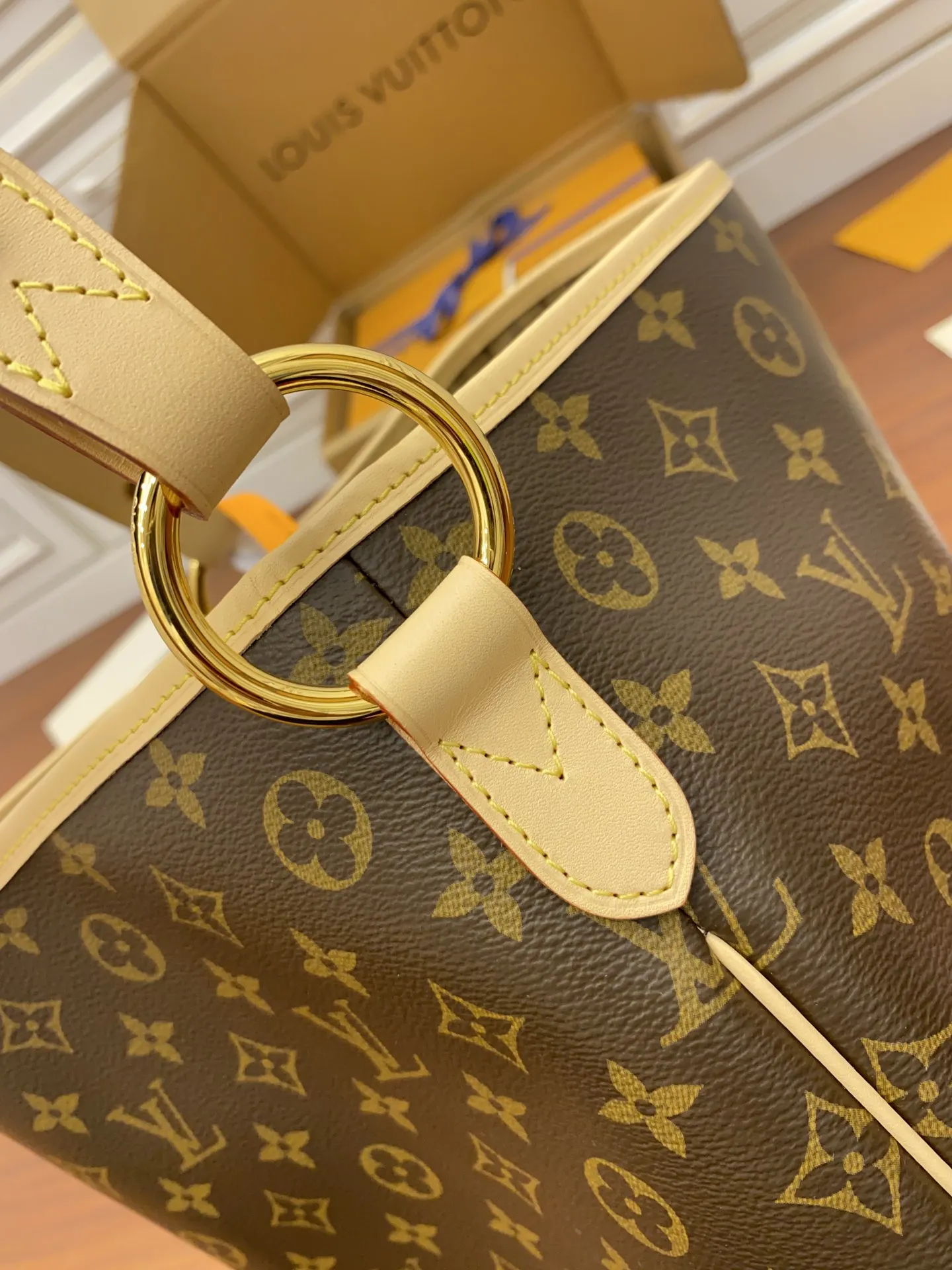 LVM40352 意大利A级树膏皮手袋 女士斜挎包 - 细节图 10