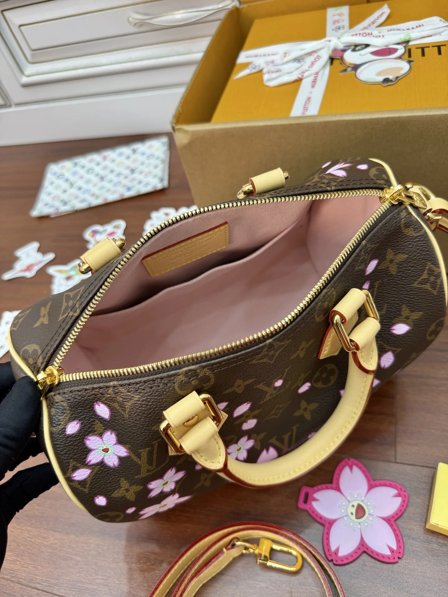 LVM14174 意大利A级树膏皮手袋 女士斜挎包 - 细节图 5