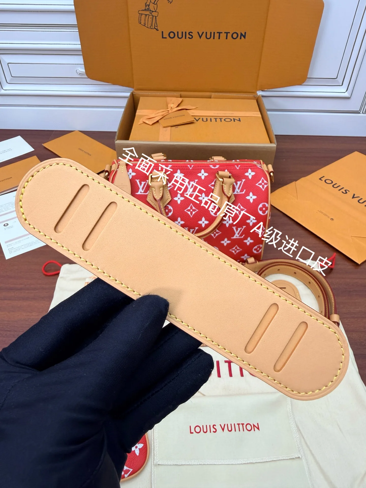 LVM24425 进口菱形手袋 女士斜挎包 - 细节图 5