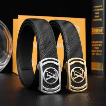<p> LV 男士自动腰带</p>- 宽度35MM 精品钢扣 精工打造 手感柔软 长短可以裁剪</p>
