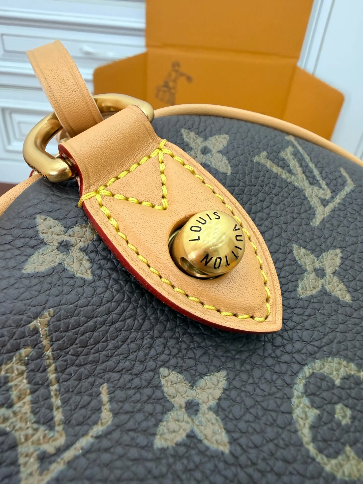 LVM24443 意大利A级树膏皮手袋 女士斜挎包 - 细节图 8