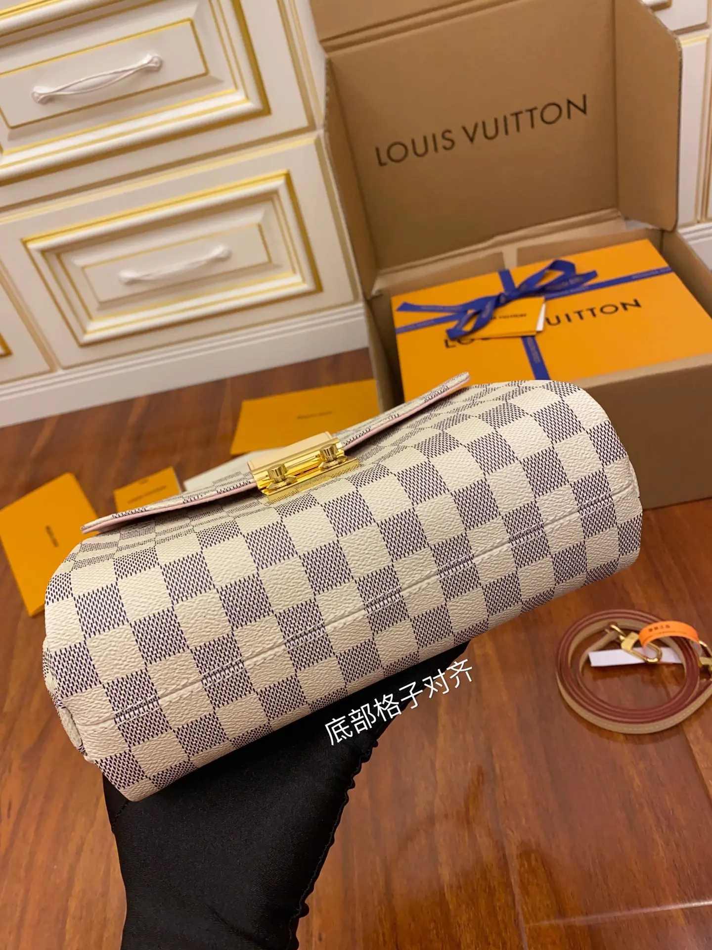 LVN41581 意大利A级树膏皮手袋 女士斜挎包 - 细节图 6