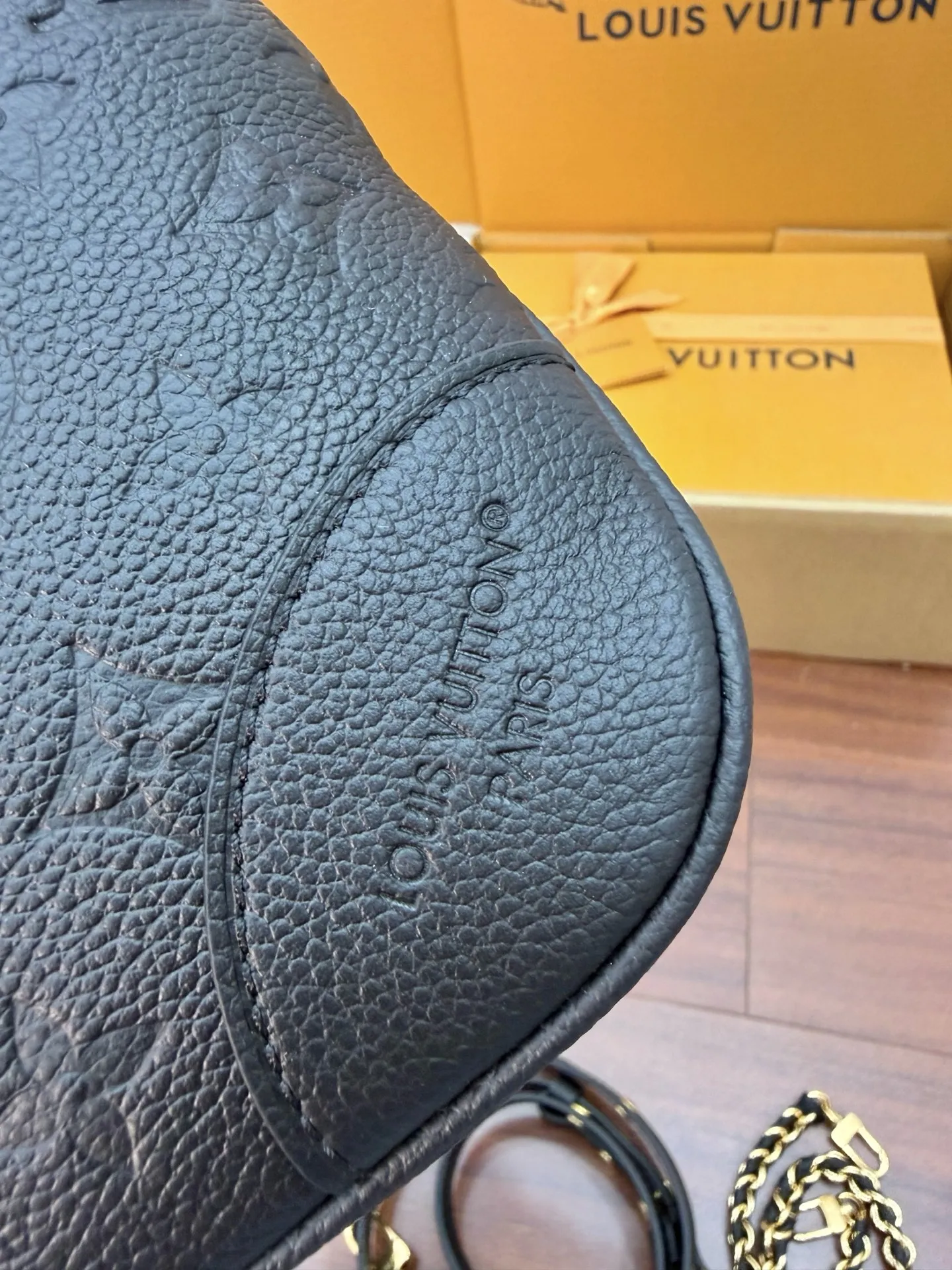 LVM12930 意大利A级树膏皮手袋 女士斜挎包 - 细节图 9