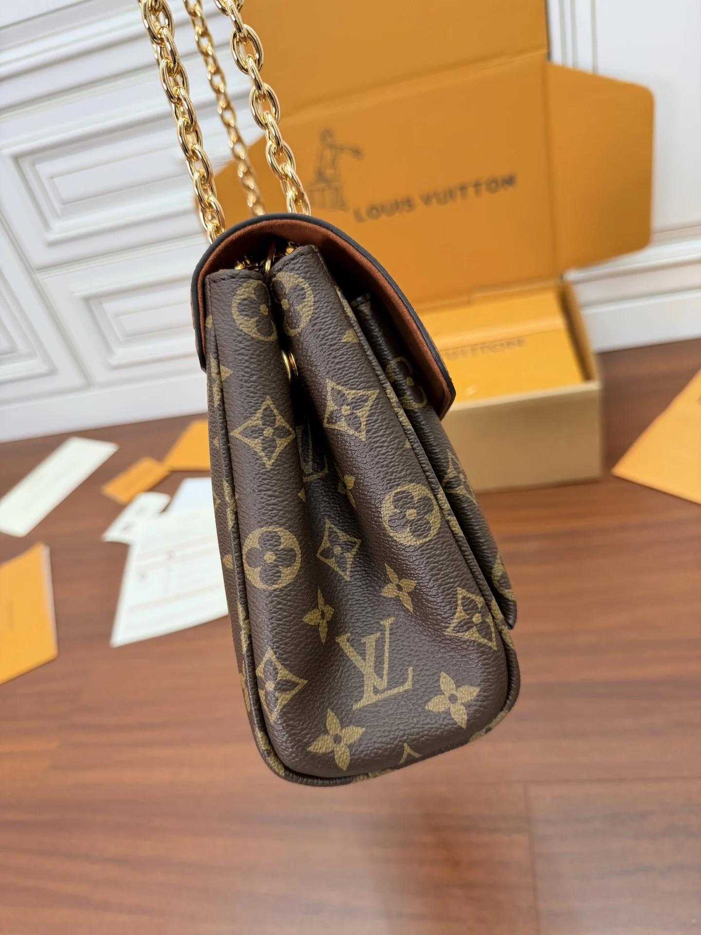 LVM27065 意大利A级树膏皮手袋 女士斜挎包 - 细节图 8