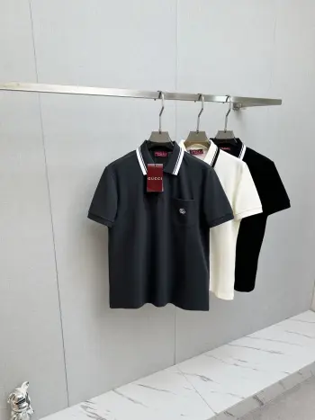 Men s Polo Shirt with Collar and Short Sleeves