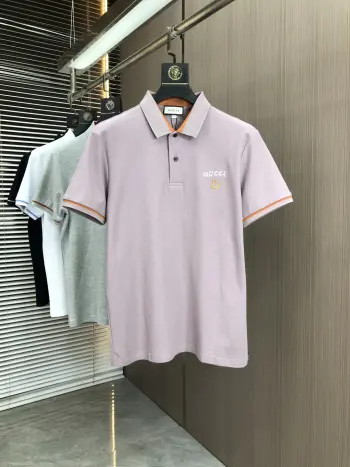 Spring and summer new men s logo short-sleeve polo shirt