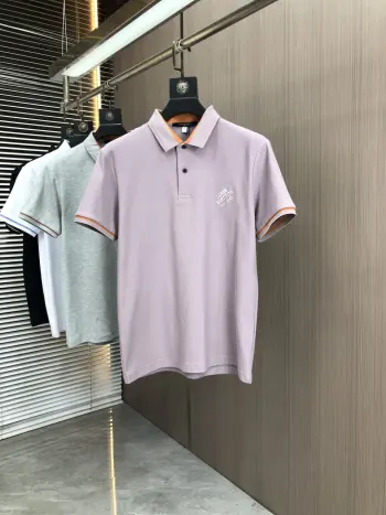 春夏新款男士标识短袖polo衫