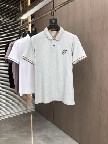 春夏新款男士标识短袖polo衫