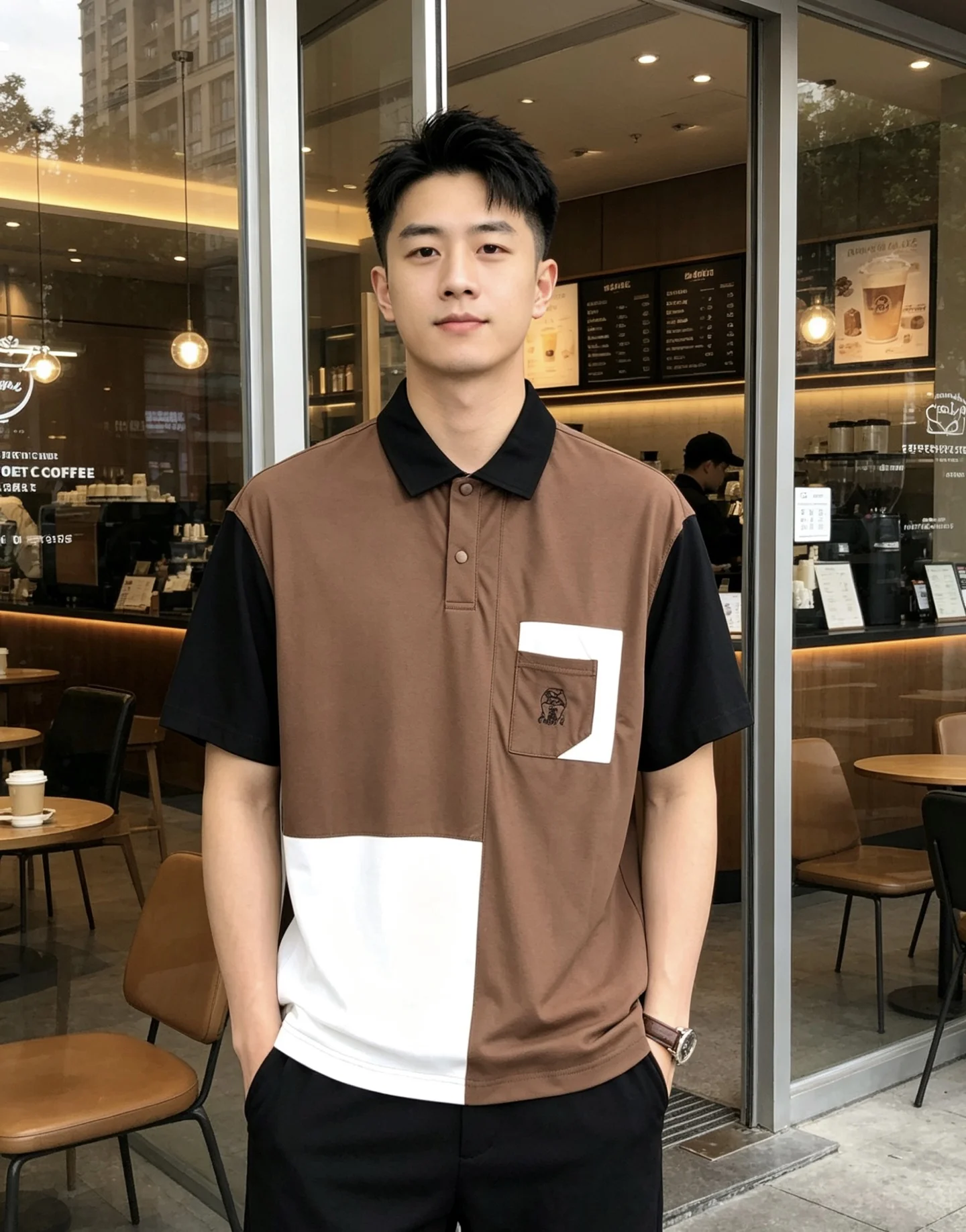 原单短袖T恤男装|高仿短袖T恤男装|精仿短袖T恤男装|一比一短袖T恤男装<p> BC 26春夏新款男士标识polo衫 延续经典老枫休闲翻领POLO恤.该款Polo衫采用原版专柜面料制成 隽永设计可跨越时尚潮流经典款型 al品牌LOGO立体别致 让整体更具细节感 合体的版型 面料 舒适 亲肤 透气好 平时通勤休闲都很实穿的一款 强烈推荐 尺码 m-3xL 下单报身高体重 </p>