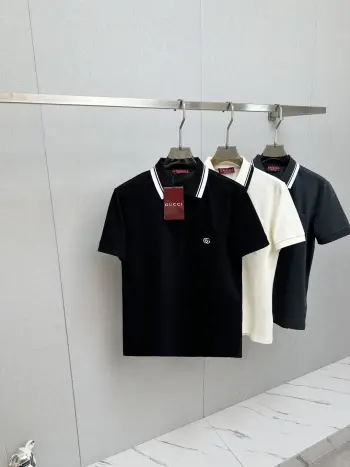 Men s Polo Shirt with Collar and Short Sleeves