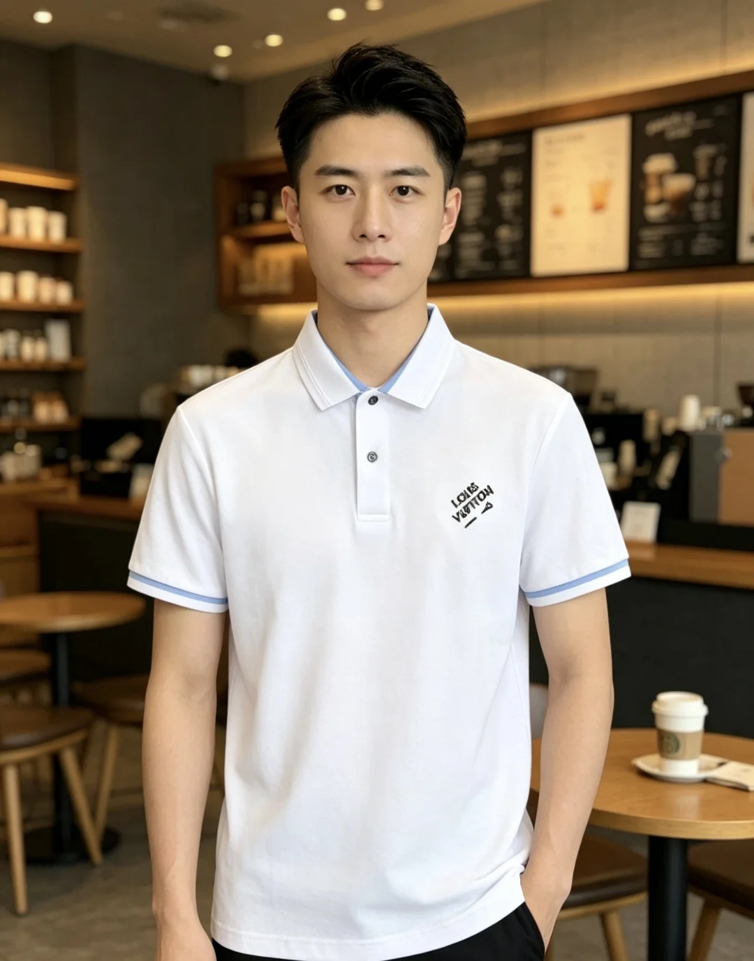 原单短袖T恤男装|高仿短袖T恤男装|精仿短袖T恤男装|一比一短袖T恤男装<p>Lv 2026春夏新款男士标识短袖polo衫 延续经典休闲翻领POLO恤.该款Polo衫采用丝光珠地棉面料制成 隽永设计可跨越时尚潮流 经典款型 LX品牌LOGO立体别致 让整体更具细节感 合体的版型 面料采用全棉珠地料 舒适 亲肤 透气好 平时通勤休闲都很实穿的一款 强烈推荐 尺码 M-3XL m穿175/130</p>