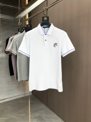 春夏新款男士标识短袖polo衫