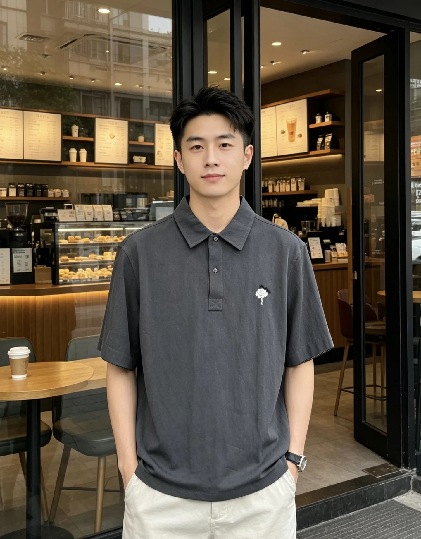 原单短袖T恤男装|高仿短袖T恤男装|精仿短袖T恤男装|一比一短袖T恤男装<p> gucci 26春夏新款男士标识polo衫 延续经典老枫休闲翻领POLO恤.该款Polo衫采用原版专柜面料制成 隽永设计可跨越时尚潮流经典款型 al品牌LOGO立体别致 让整体更具细节感 合体的版型 面料 舒适 亲肤 透气好 平时通勤休闲都很实穿的一款 强烈推荐 尺码 m-3xL 下单报身高体重 </p>