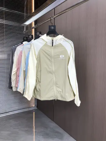 进口面料连帽款皮肤衣防嗮紫外线衣