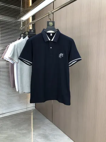 春夏新款男士标识短袖polo衫