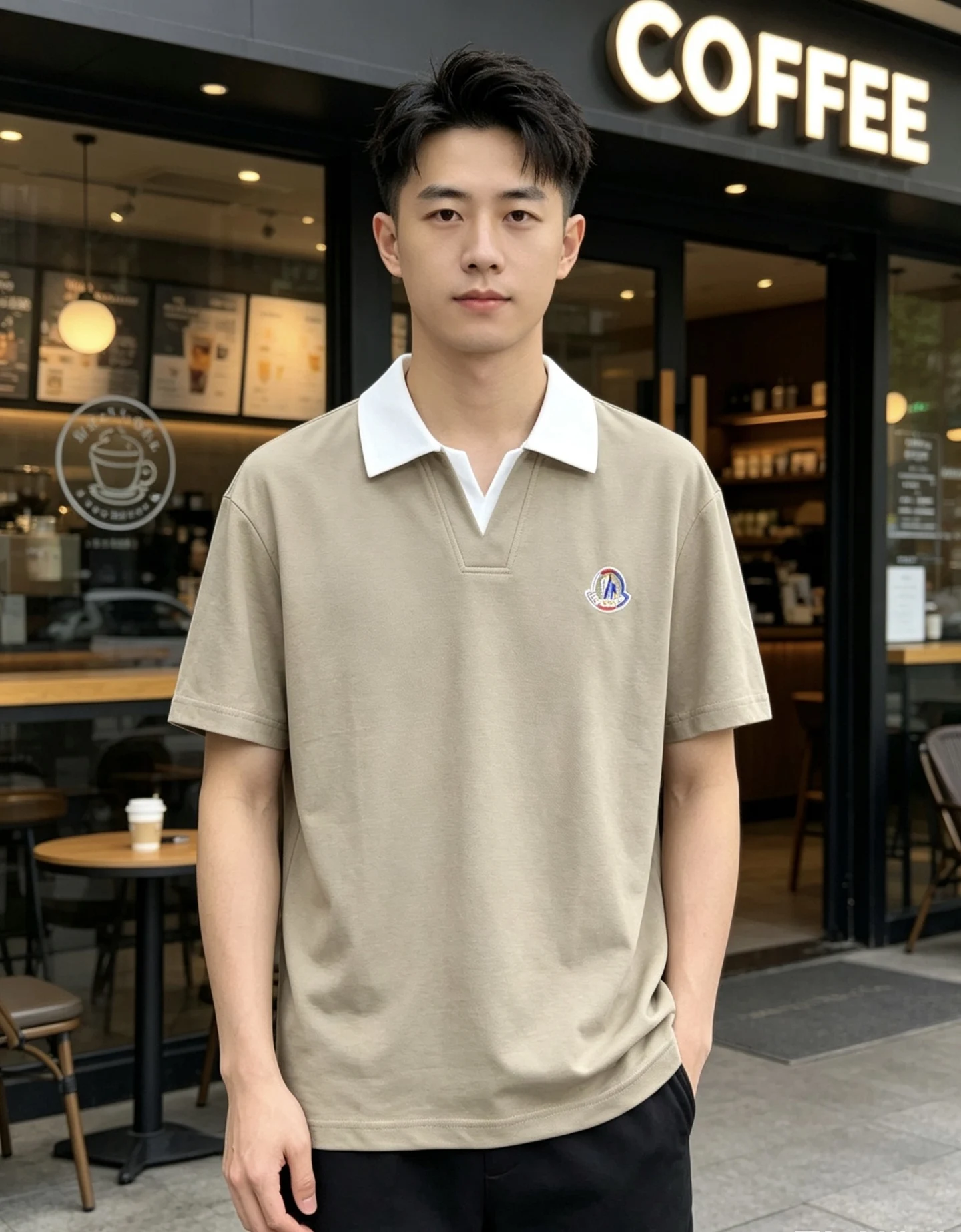 原单短袖T恤男装|高仿短袖T恤男装|精仿短袖T恤男装|一比一短袖T恤男装<p> 蒙口26春夏新款男士标识polo衫 延续经典老枫休闲翻领POLO恤.该款Polo衫采用原版专柜针织面料制成 隽永设计可跨越时尚潮流 经典款型 al品牌LOGO立体别致 让整体更具细节感 合体的版型 面料 舒适 亲肤 透气好 平时通勤休闲都很实穿的一款 强烈推荐 尺码 m-3xL 下单报身高体重 </p>