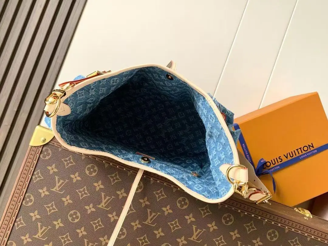 LVM27623 蓝色牛仔小号手袋 女士斜挎包 - 细节图 8