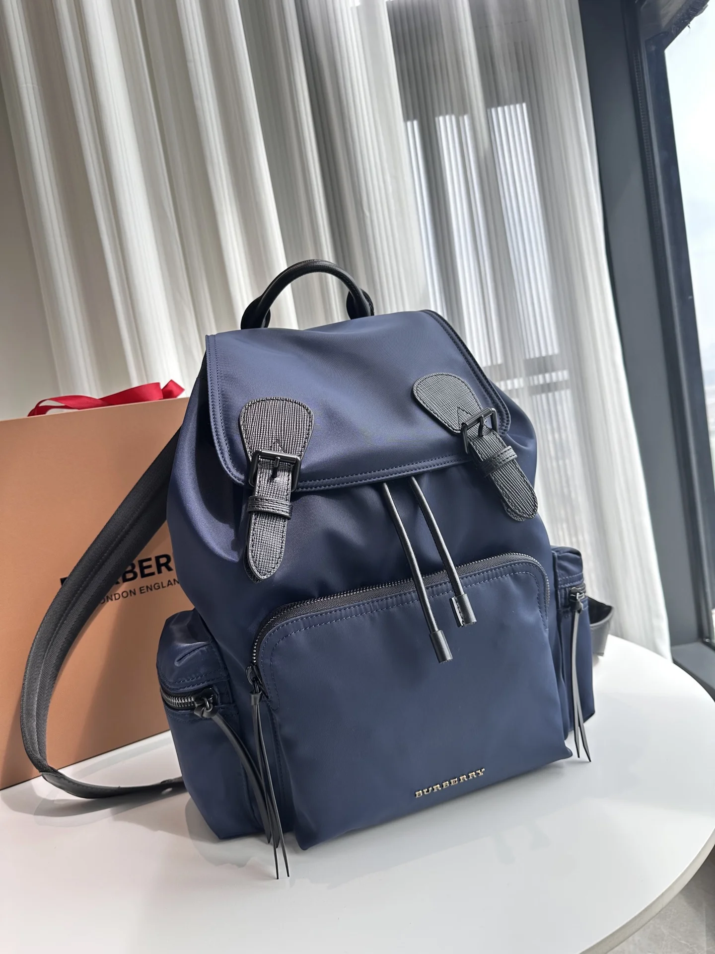 Burberry Military Backpack Double Shoulder Bag - Detail view 2