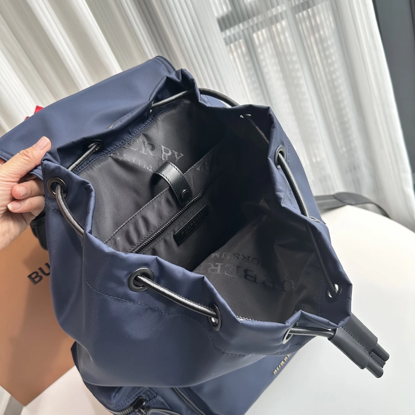 Burberry Military Backpack Double Shoulder Bag - Detail view 5