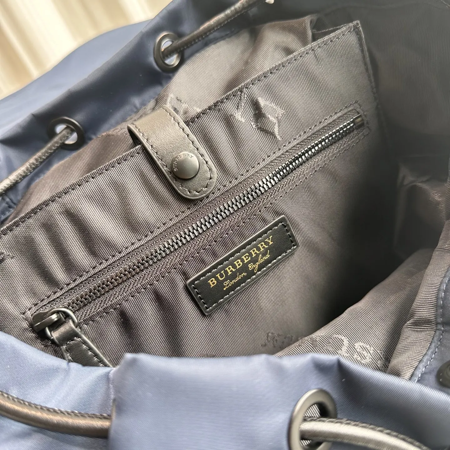 Burberry Military Backpack Double Shoulder Bag - Detail view 7