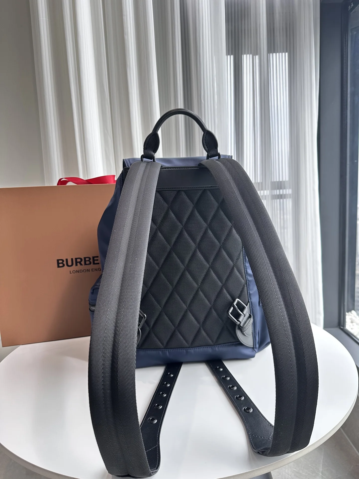 Burberry Military Backpack Double Shoulder Bag - Detail view 8