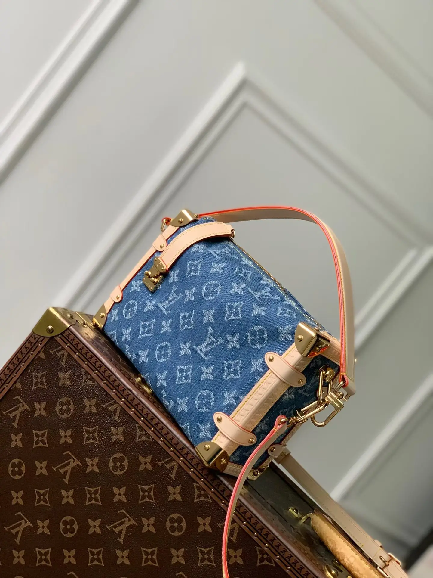 LVM27450 中号图案手袋 女士斜挎包 - 细节图 2