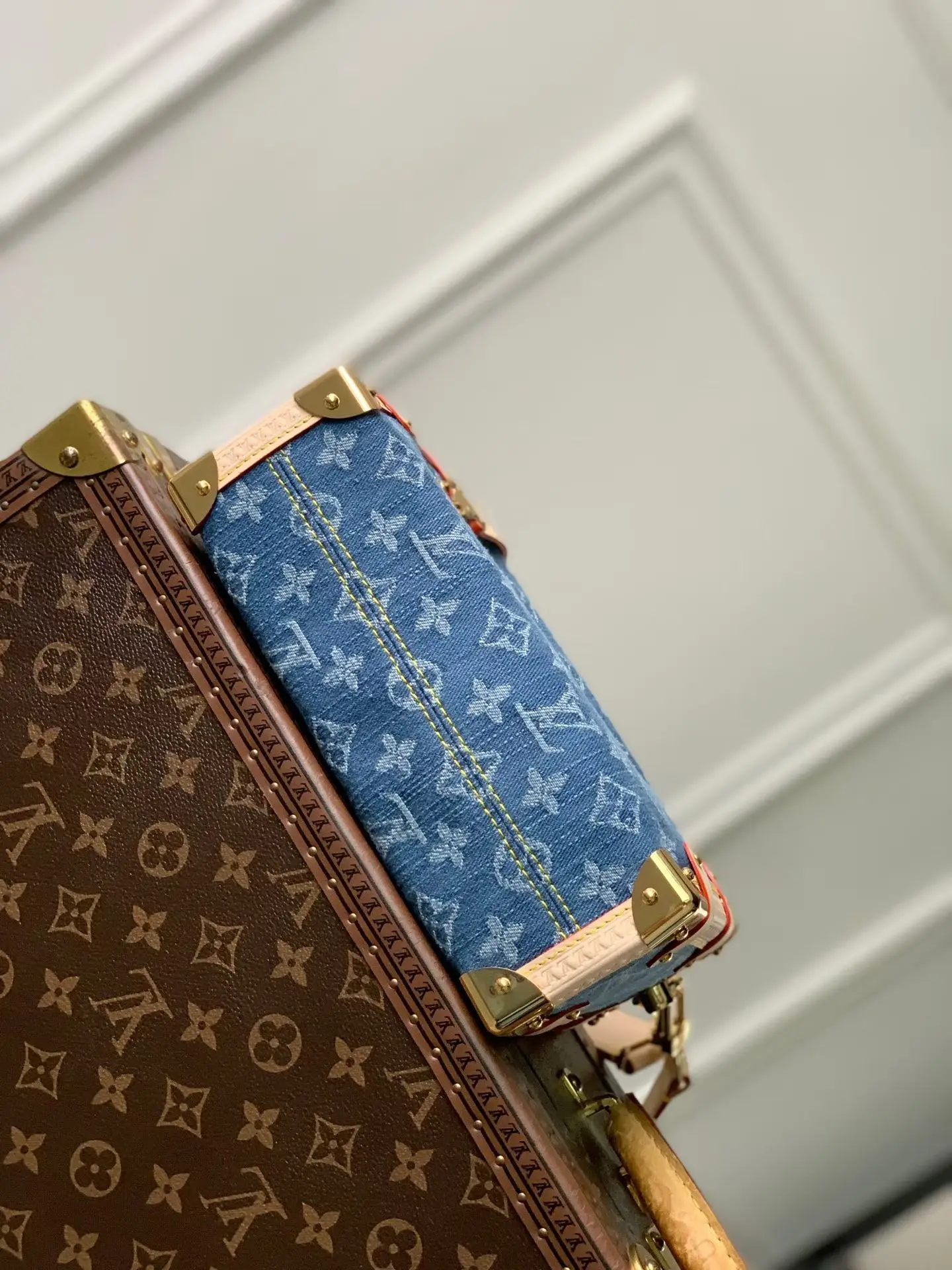 LVM27450 中号图案手袋 女士斜挎包 - 细节图 4