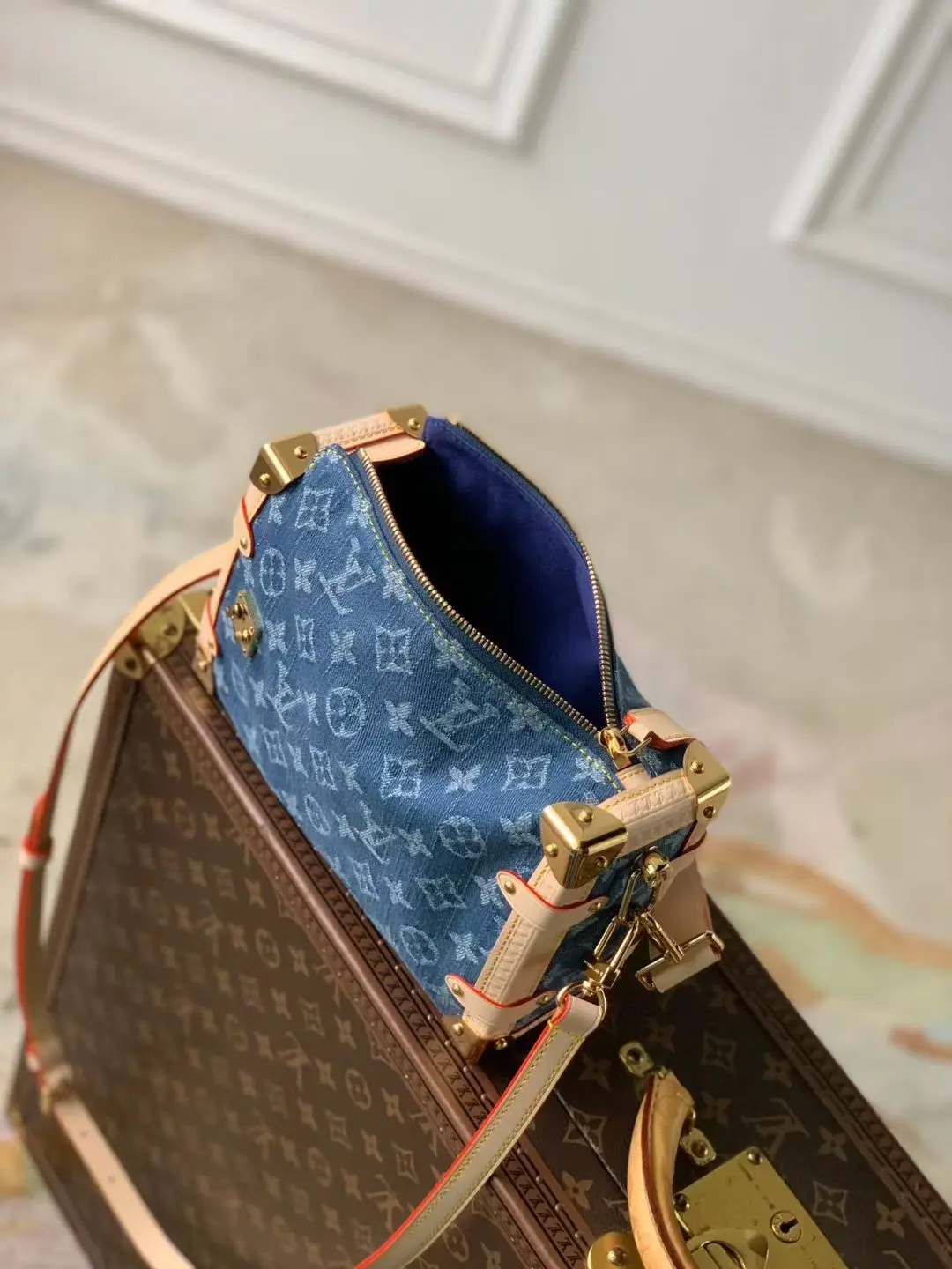 LVM27450 中号图案手袋 女士斜挎包 - 细节图 9