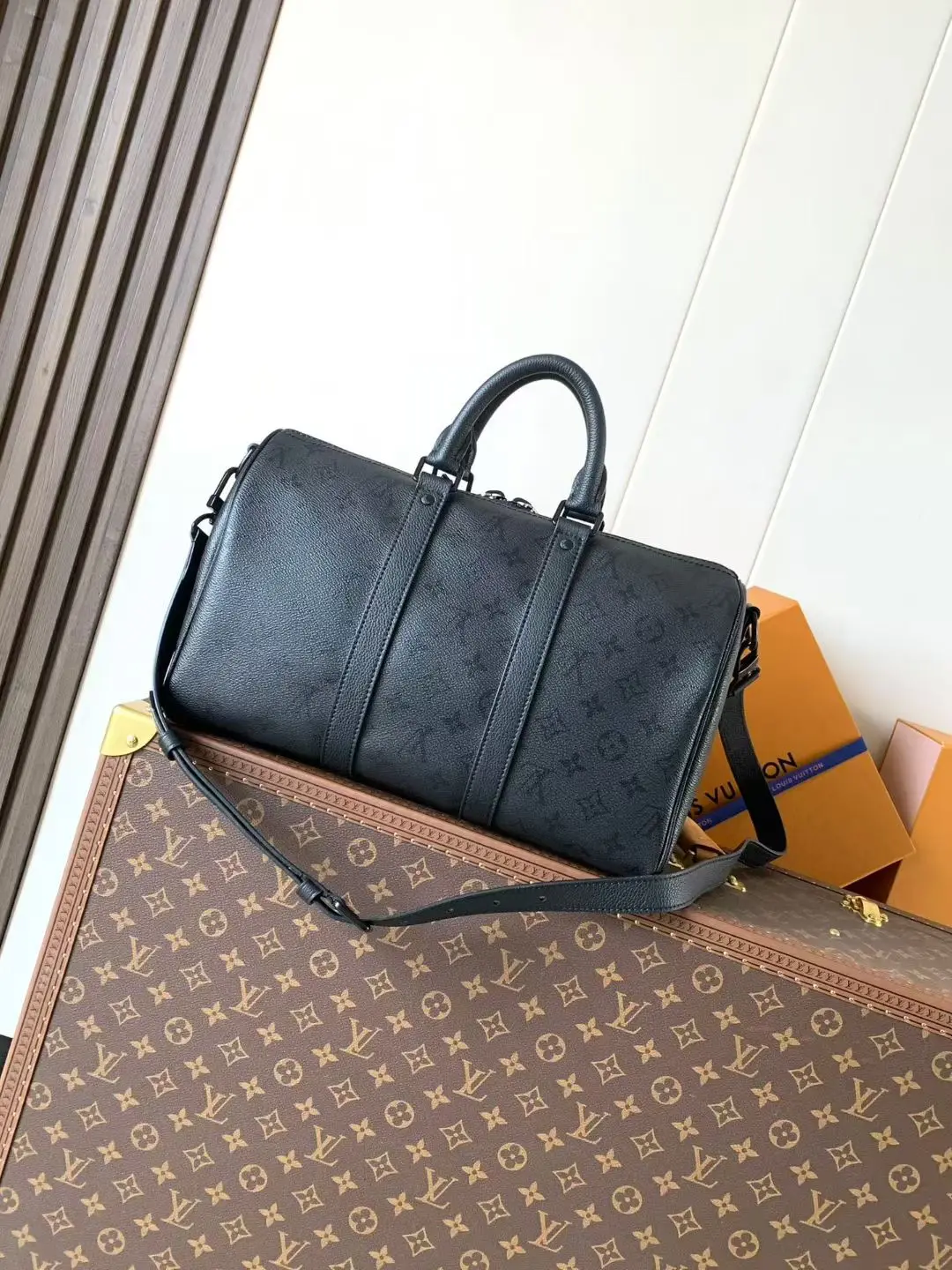 LVM28370 涂层帆布手袋 女士斜挎包 - 细节图 3