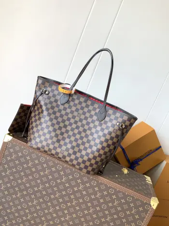 <p>顶级原单 经典购物袋</p><p>NEVERFULL 中号手袋</p><p>型号 N41358红 N41603粉</p><p>尺寸 31x28.5x17cm</p>