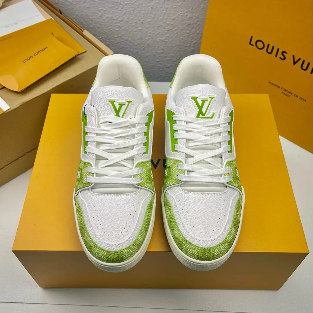 LV低帮时尚板鞋 情侣款运动鞋 - 细节图 2