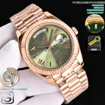 <p>太阳出品<p>UFO 劳力士 ROLEX MT2 日志型40mm 最新推出206克40MMDD日志 搭配27株3255一体机  表带采用原装25节表带 使用纯料打造 并非钨钢 大量避免掉皮情况 电镀为0.6厚金 字体整体还原原版品质 太阳出品精致推荐男士机械腕表 </p>