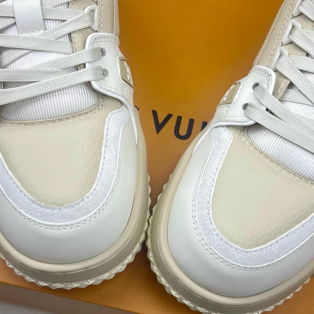 LV低帮时尚板鞋 情侣款运动鞋 - 细节图 6