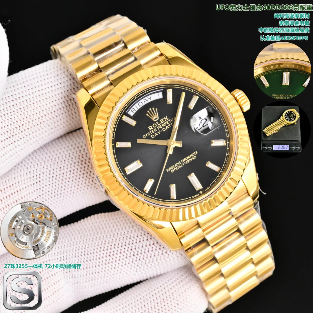ROLEX 3255 All-in-One Machine Log Type Watch Men s Mechanical Watch - Detail view 1