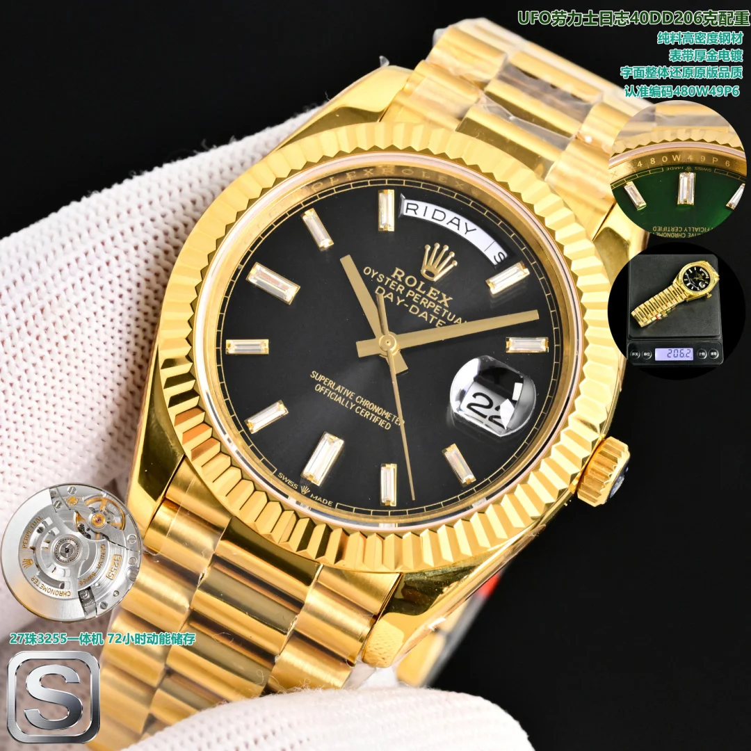 ROLEX 3255 All-in-One Machine Log Type Watch Men s Mechanical Watch - Detail view 3